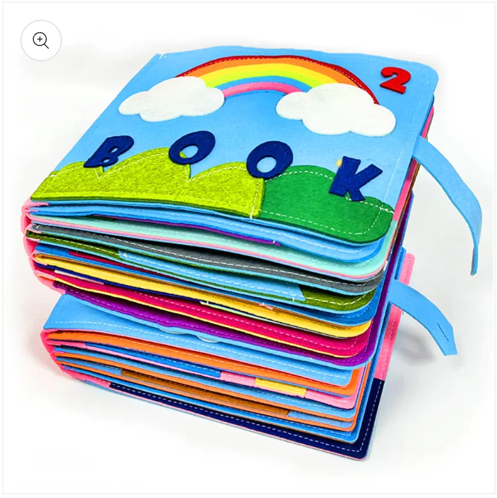 Abenteuer Buch - Waschbares Montessori Buch