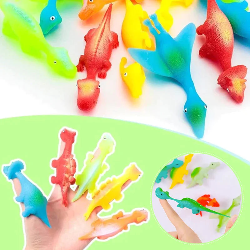 Schleuder Dinosaurier Finger Spielzeug
